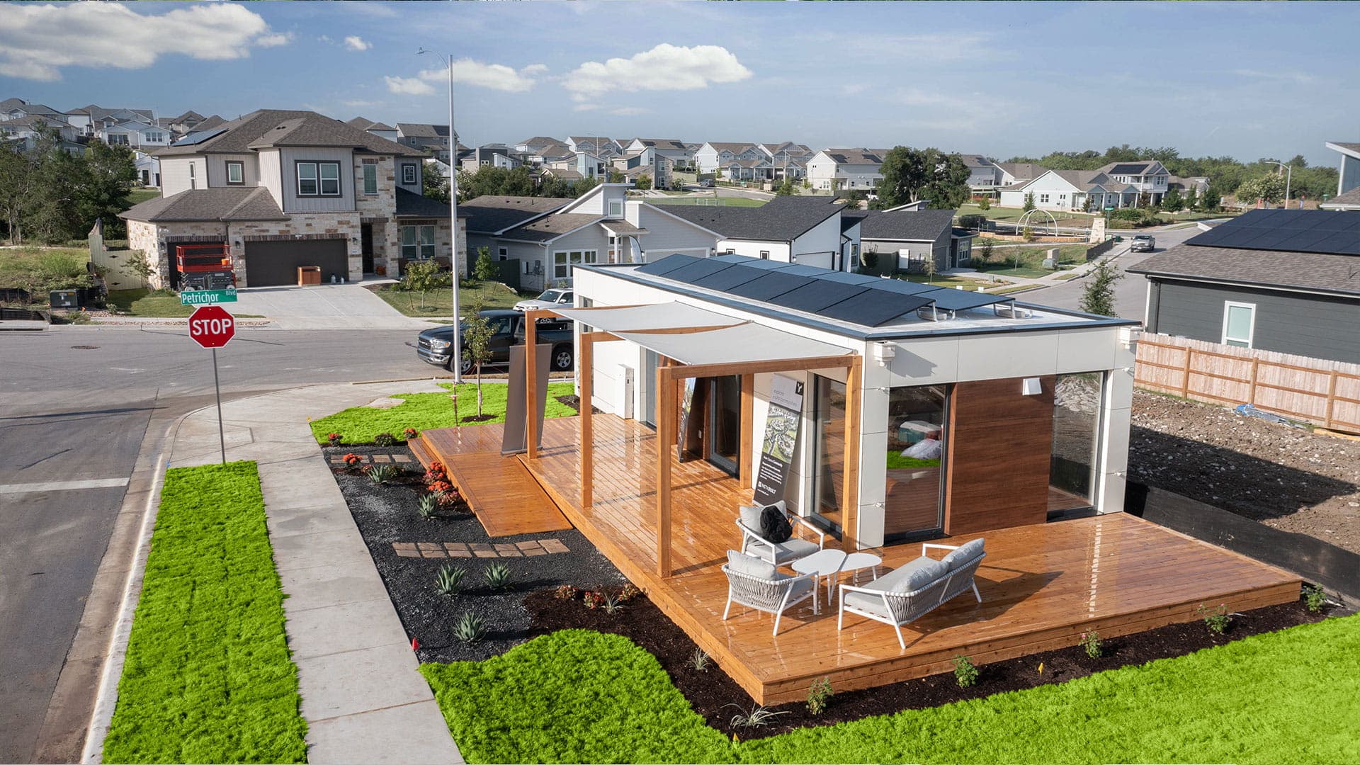 Modern home in the Cherry of Whisper Valley community