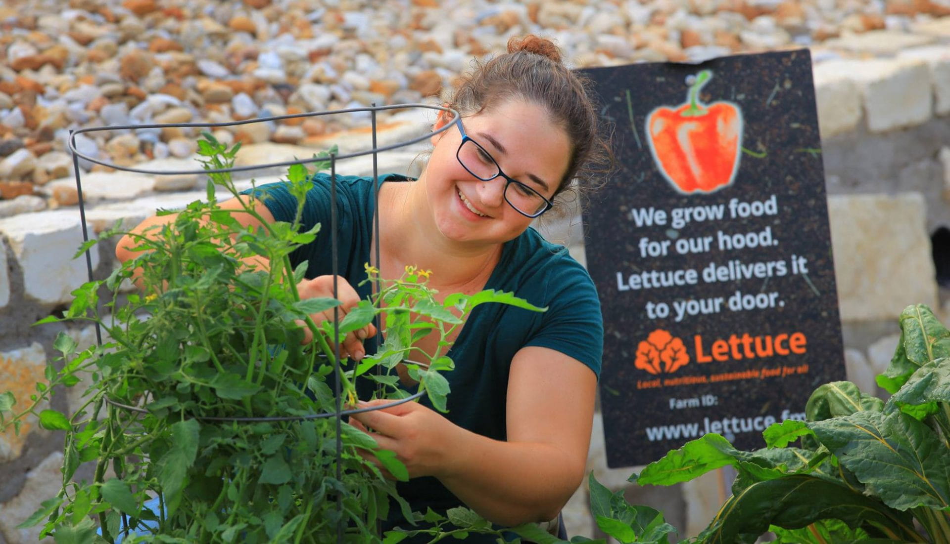 Organic gardens at Whisper Valley